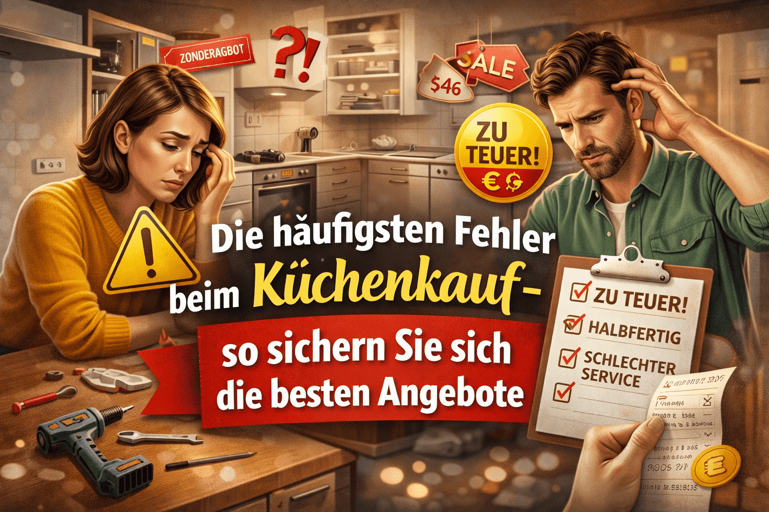 Häufige Fehler beim Küchenkauf vermeiden